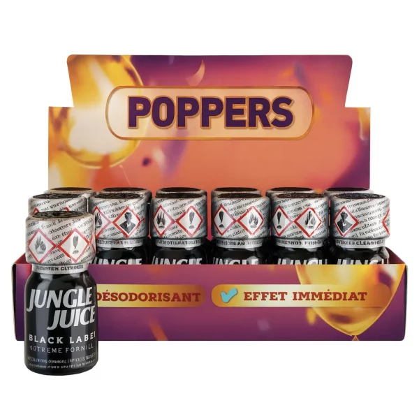 Poppers Jungle Juice Black Label 10ml - Amyle 18 Unités – Image 2