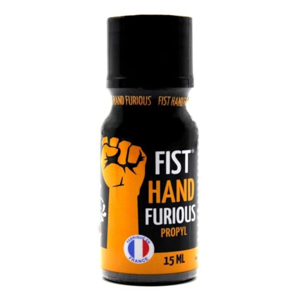 poppers fist hand furious jaune