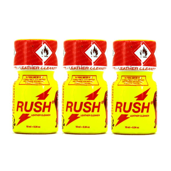 lot de 3 poppers rush original 10 ml