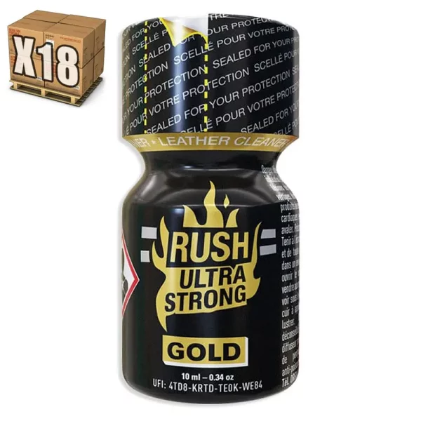 poppers rush ultra strong gold 10 ml 18 flacon prix grossiste