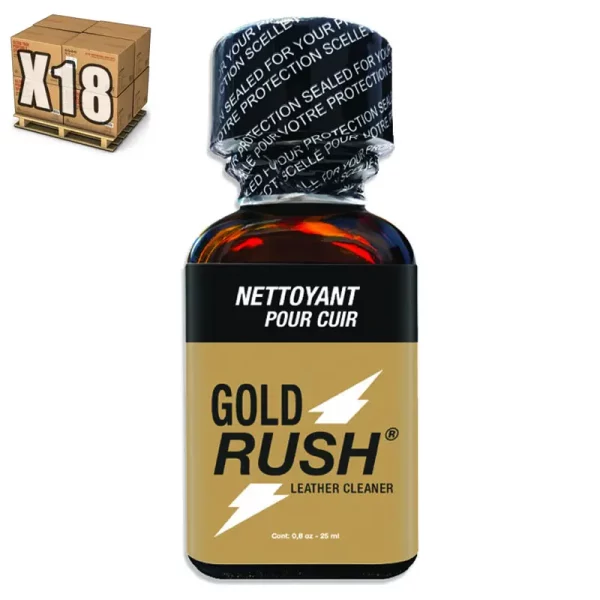 Poppers Gold Rush 25 ml - Amyle 18 Unités